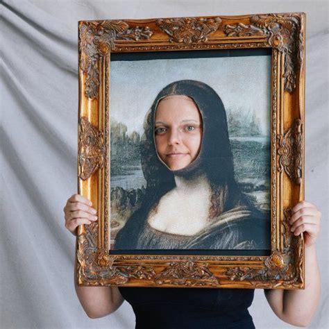 Learn The Simple Steps To Make This Mona Lisa Costume Smile Not