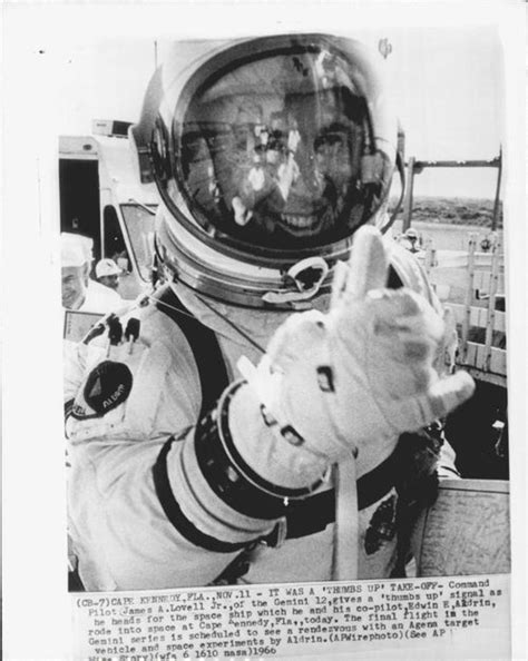 1966 11 10 Jim Lovell On His Way To Board Gemini 12 Launch Jim Lovell