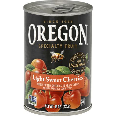 Oregon Fruit Products Pitted Light Sweet Royal Anne Cherries In Heavy