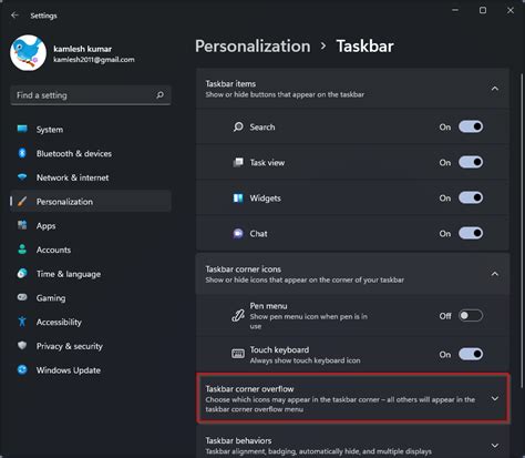 How To Enable New Taskbar Overflow In Windows 11 Gear