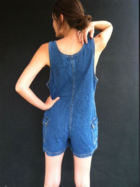 Pin By Jeremy Chase On Denim Romper Denim Romper Fashion Rompers