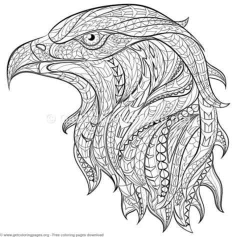 They eat fish and water birds. animal mandala coloring pages for adults ...