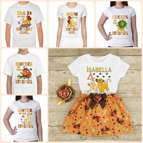 King the nightmare before christmas the office the rolling stones the sandlot the simpsons thomas & friends thomas the lion king. This listing is for Family Lion King Personalized Shirt ...