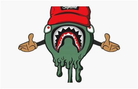 Toons Clipart Bape Supreme Bape Shark Logo Hd Png Download Kindpng