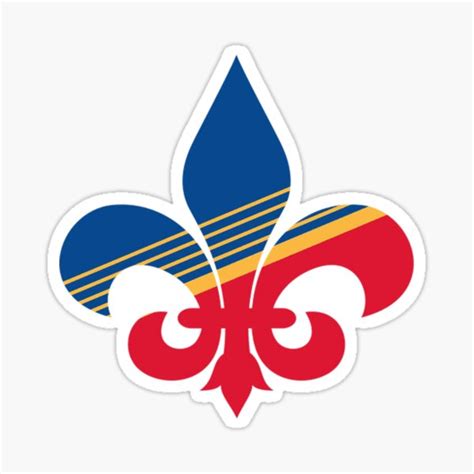 St Louis Fleur De Lis Sticker For Sale By Haleycounts Redbubble