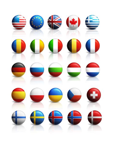 World Flags Icon Set World Country Flags Flags Of The World World
