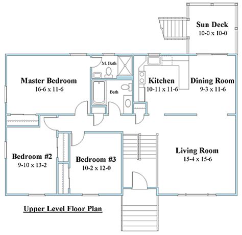 Raised Ranch House Plan 8994 RR Home Designing Service Ltd