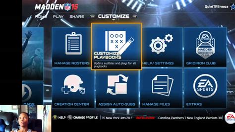 Madden 15 Xbox One Features With Face Cam 8 26 14 Youtube
