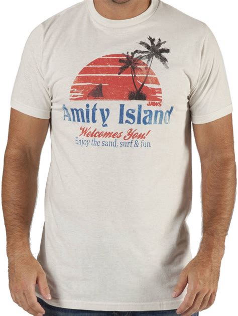 Amity Island Shirt Island Shirts Word Shirts