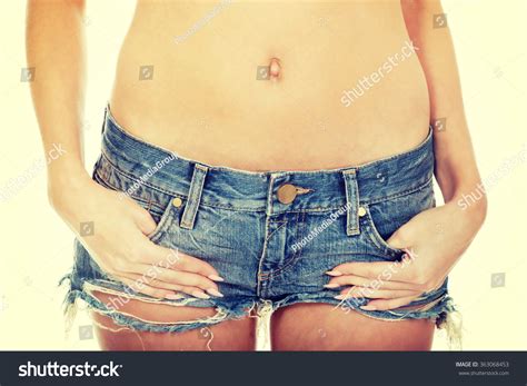 Sexy Woman Jeans Shorts Stock Photo Shutterstock