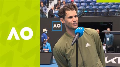 Dominic Thiem There Is No Time To Adjust 1r On Court Interview