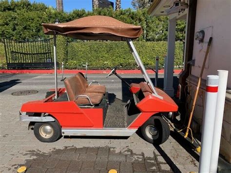 Vintage Cushman 1970 Era Golf Cart Color Red For Sale From United States