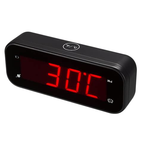 Kwanwa Small Digital Led Alarm Clock Battery Powered With Temperature ℃℉ 747180287912 Ebay