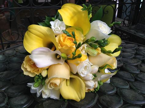 Yellow Bliss Bridal Bouquet | Wedding flowers, Fresh wedding bouquets