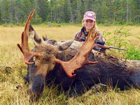 20 Year Old Newfane Woman Bags 950 Pound Moose In Newfoundland Local
