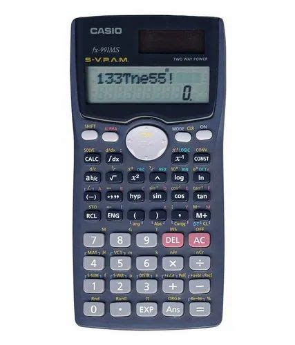Black Simple Casio Scientific Calculator Calculator Model Number Fx