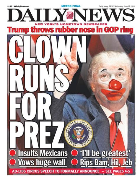 New York Daily News Front Page