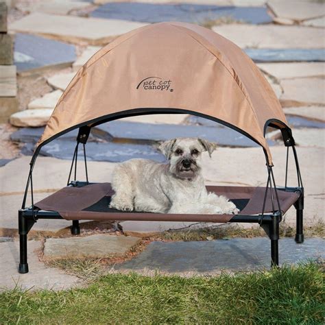 Kandh Medium Pet Cot Canopy Covered Dog Bed Cool Dog Beds Cot Canopy
