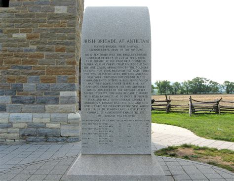 The Irish Brigade Monument At Antietam