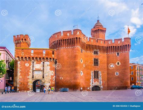 Castillet Tower Hosting A Museum Of History And Culture In Perpignan