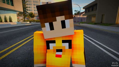 Minecraft Boy Skin 18 For Gta San Andreas