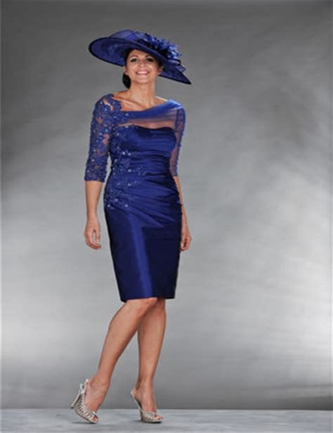 Sexy See Through Corset Royal Blue Mother Of The Bride Dresses With Sleeves 2016 Beaded Lace