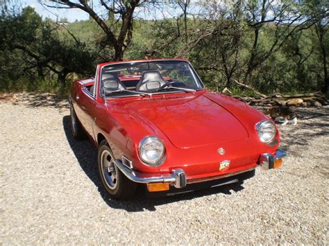 1971 Fiat 850 Sport Spider Soft Top Convertible Ready For Summer Fun