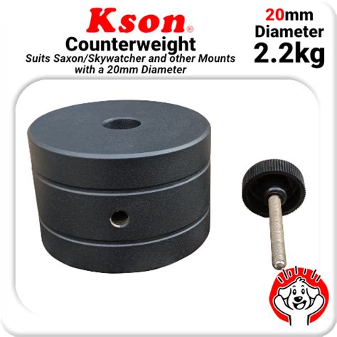 20mm Counterweight For Saxon Skywatcher And Other Mounts