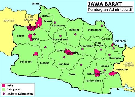 √ Peta Jawa Barat Lengkap Sejarah Bahasa Jumlah Penduduk And Gambar