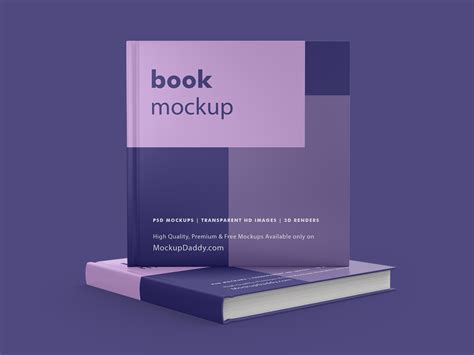 Dribbble Square Book Mockup Top By Anchal