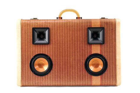 Smh Antique Kleber Suitcase Boombox Portable Bluetooth Etsy