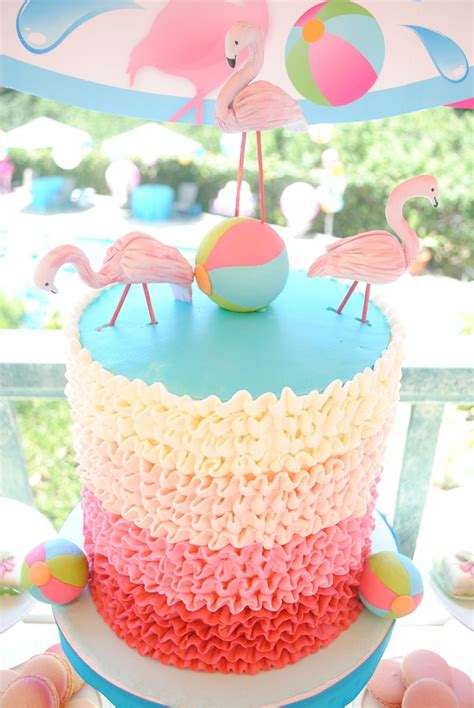 When throwing a kids party i would decorate the table as well. DIY Pink Flamingo Party Ideas - The Cottage Market