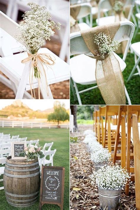 Diy Outdoor Wedding Ceremony Decoration Ideas On A Budget Diy Outdoor