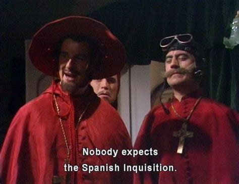 Nobody Expects The Spanish Inquisition Monty Python