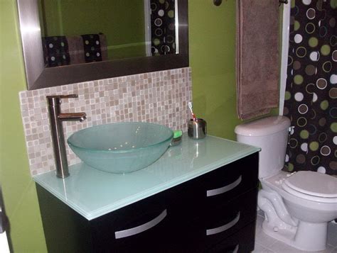 Bathroom Vanity Backsplash Height Home Design Ideas