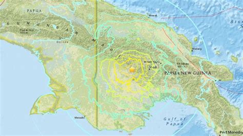 75 Earthquake Rattles Papua New Guinea