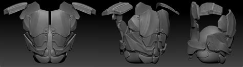 Futuristic Armour Chest Wip By Axoll On Deviantart