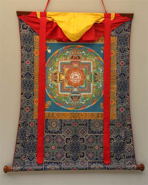 Amitayus Mandala Painted Thangka Norbulingka Institute Of Tibetan Culture