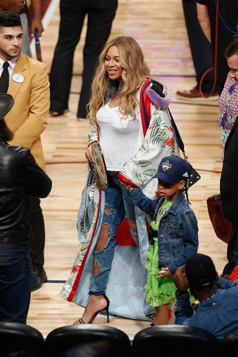 Beyoncé Jay Z And Blue Ivy In New Orleans At The Nba All Star Game