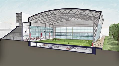A 300 Million Indoor Football Practice Facility At Wisconsin Is Closer