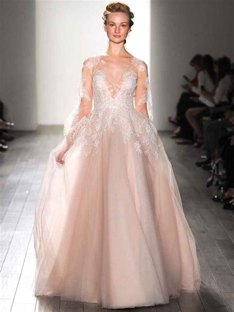 The Prettiest Blush And Light Pink Wedding Gowns