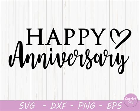 Happy Anniversary Svg Wedding Svg Cake Toppers Svg Dxf Png Etsy