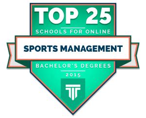 Your online sports management degree program may also introduce you to topics like sports law, or how sports affect society. Best Online Bachelor's in Sports Management Degrees