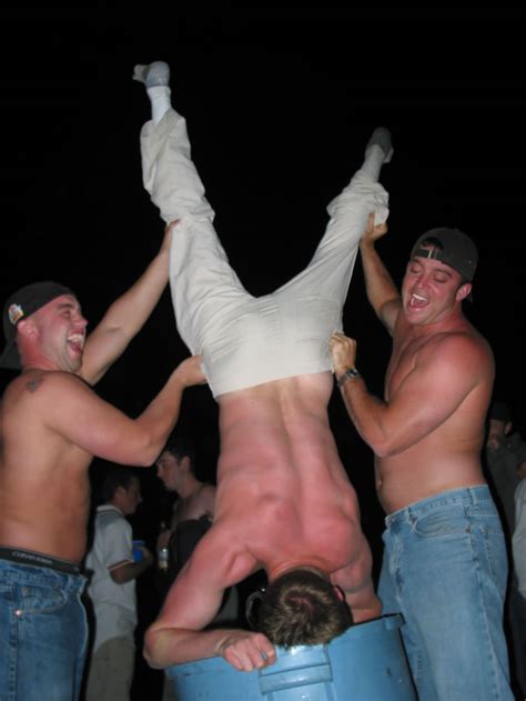 Guys Naked Together Keg Handstands At Oregon State