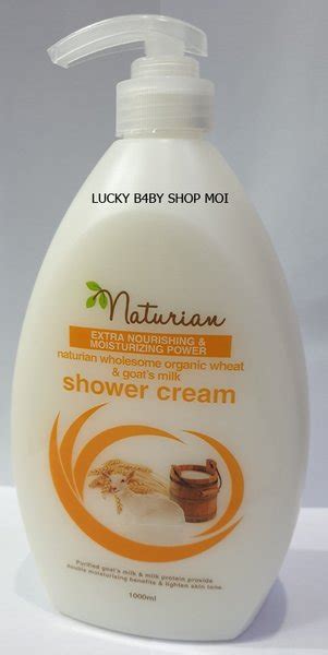 Jual Naturian Shower Cream Goats Milk Organic Wheat 1000 Ml Moi Di