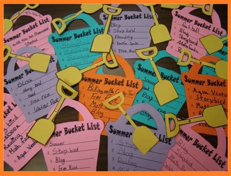 A Full Classroom Summer Bucket List School Fun School Activities