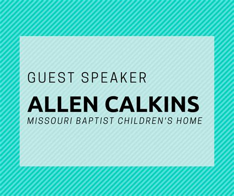 Pastor Allen Calkins Bogey Hills Baptist Church