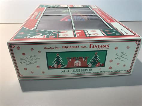 Christopher Radko Christmas Ornaments Fantasia In Original Box Ebay