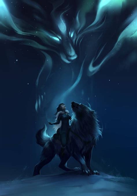 Aippaqs Blessing By Innali On Deviantart Werewolf Art Fantasy Wolf