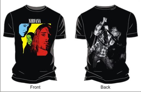 Nirvana Group Vector T Shirts